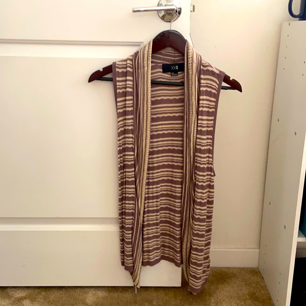 Cardigan vest